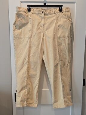 Ruby Rd. Straight Leg Pants in Light Yellow